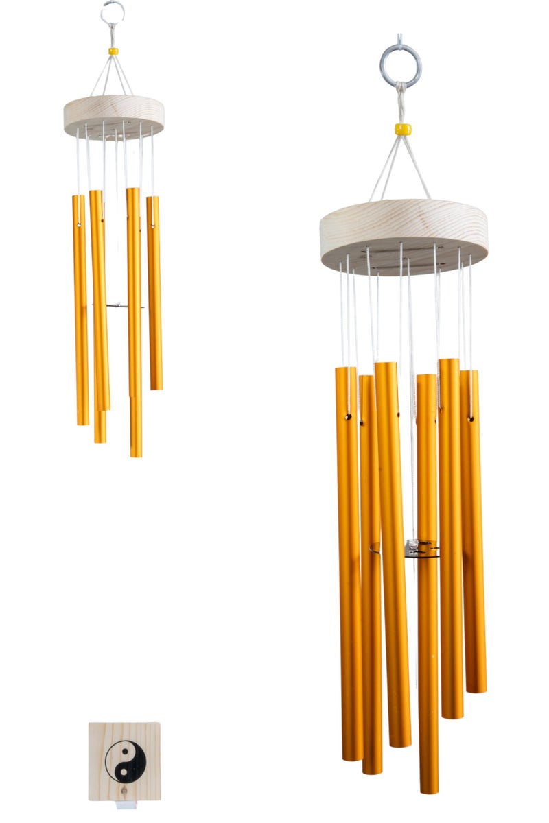 ARM nest Wind Chime | Wind Chimes for Balcony | Wind Chimes for Home Positive Energy (Gold) - Image 1