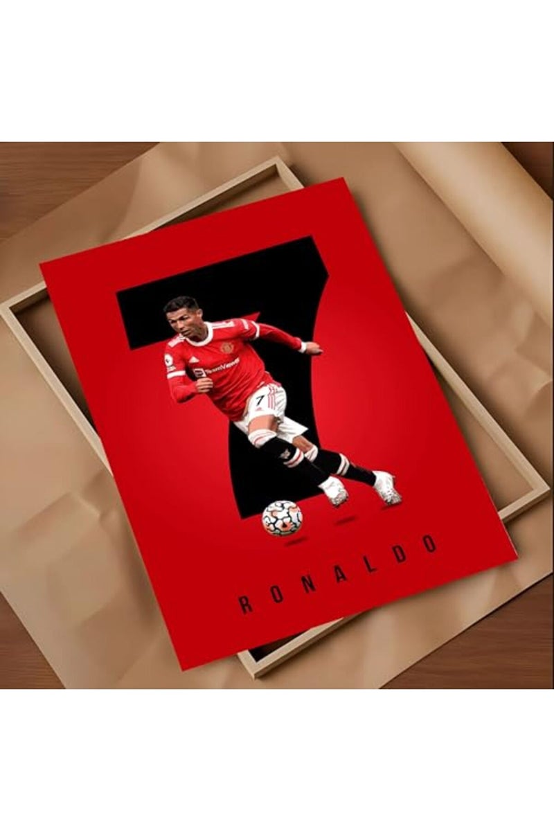 GRAY WALL ALAYRA - Ronaldo Manchester New 2 Poster For Room & Office (13 Inch X 19 Inch, Rolled) - Image 4