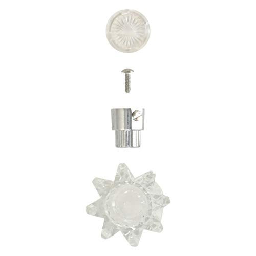 Danco 80024 Vise-Grip Acrylic Tub/Shower Diverter Handle, Clear, 1 Count (Pack of 1) - Image 3