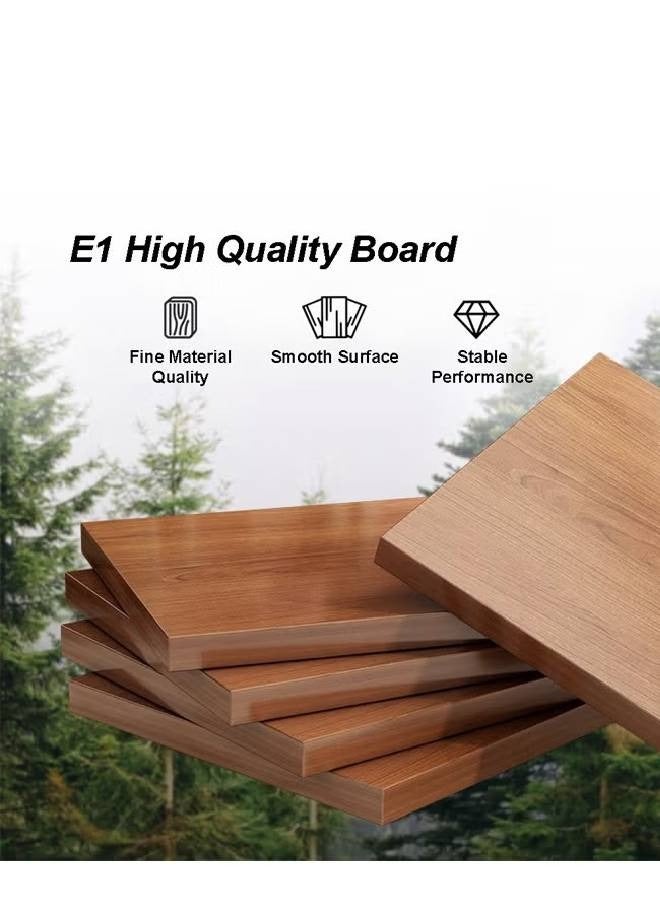 إن كي أكس طاولة كمبيوتر عصرية متعددة الوظائف، مكتب منزلي، محطة عمل للكتابة مع أرفف تخزين، 120 سم - Image 4