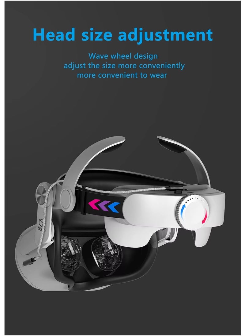FIIL Adjustable Head Strap Compatible with Quest 2 Replacement for Quest 2 Elite Strap Accessories for Enhanced Support and Comfort in VR Suitable for Children and Adults  - Image 5