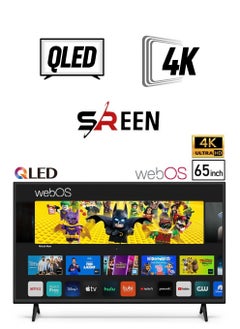 65 Smart QLED Frameless Display - 4K Smart - Web OS with Magic Controller - SRET-65S4KWQ1