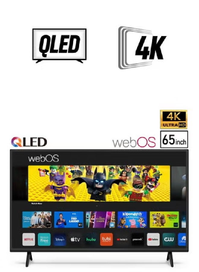 SREEN 65 Smart QLED Frameless Display - 4K Smart - Web OS with Magic Controller - SRET-65S4KWQ1 - Image 1