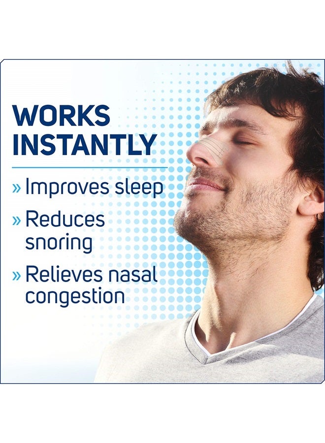 Clear Passage Nasal Strips Extra Strength, Tan, 100 Count | Works Instantly to Improve Sleep, Reduce Snoring, & Relieve Nasal Congestion Due to Colds & Allergies  - Image 2