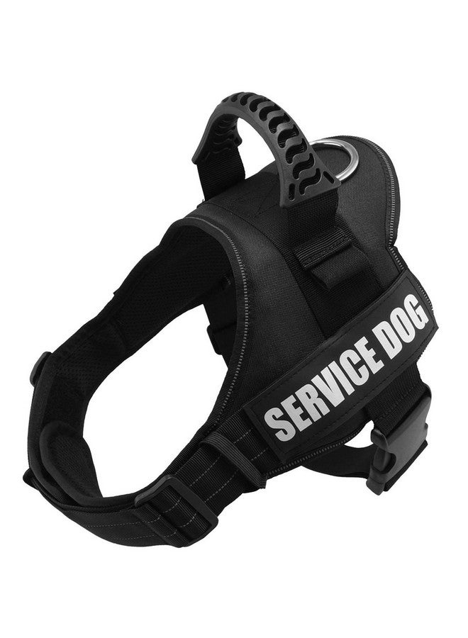 Fairwin Service Dog Vest-No-Pull Dog Harness with Handle Adjustable Reflective Patches in Training Vest Harness for Small Medium Large Breed Outdoor Walking - Image 1