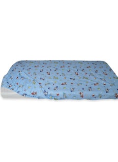 Bebek Özel Baby Special Cotton Baby and Kids Elastic Bed Sheet Blue Galaxy 80X160  - Image 3