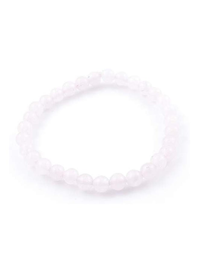 Elastic Bracelet with Natural Stones in Various Sizes and Stones