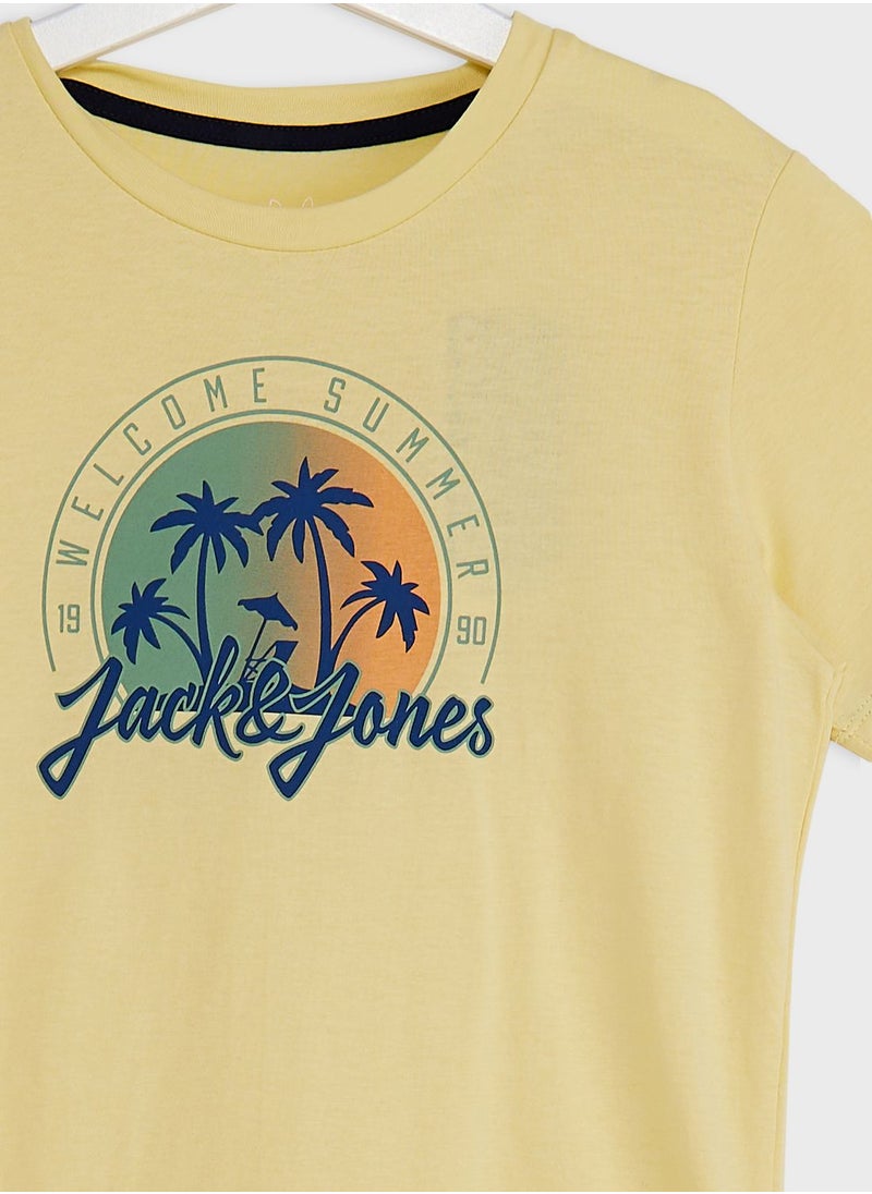 Jack & Jones Junior - Youth Graphic T-Shirt - Image 1