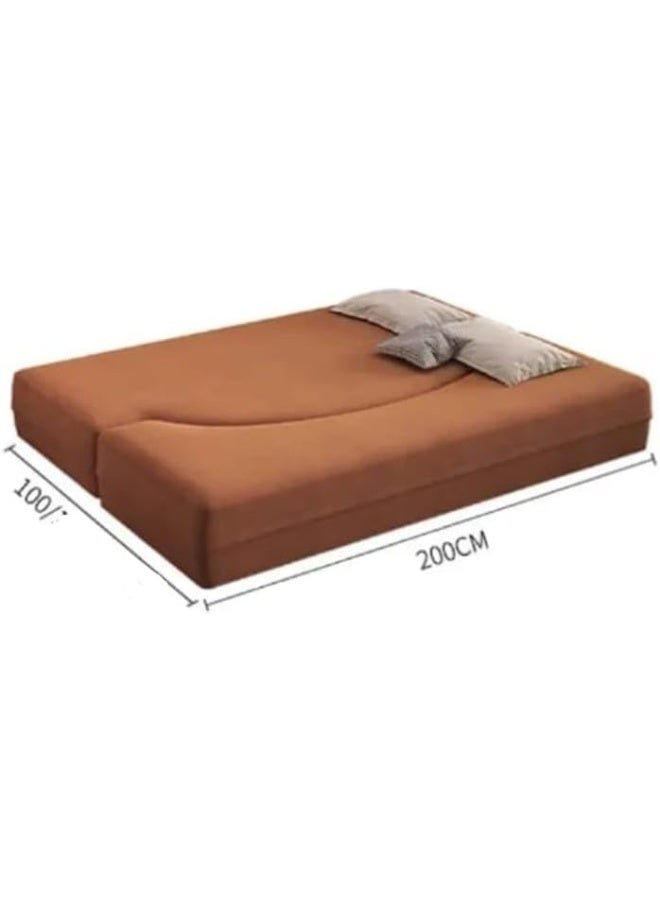 Modern Curved Foldable Sofa Bed - Image 2