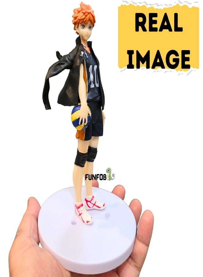 FUNFOB Haikyuu Action Figure Height-17cm Collectible for Kids & Adults Gifting & Decoration | Haikyuu No.10 Ball on Waist - Image 2