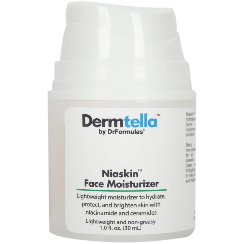 DrFormulas Niacinamide Moisturizer for Acne Prone Skin with Hyaluronic Acid Vitamin C Aloe Vera 1 FL Oz