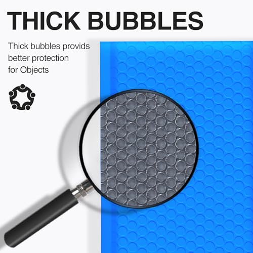 UCGOU Bubble Mailers 6x10 Inch Blue Usable Size 6x9 Bubble Mailer 50 Pack Poly Padded Envelopes Small Business Opaque Self Seal Adhesive Waterproof Boutique Shipping Bag for Jewelry Makeup Supplies #0 - Image 4