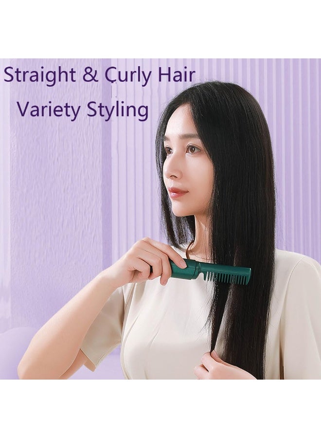 Panvil Professional Cordless Hair Straightener Comb – Advanced Ceramic Heating, USB Rechargeable, Fast Heating, Anti-Scald Protection, Lightweight & Compact Hair Styling Tool – Ideal for Travel, Home, Office & On-the-Go Touch-Ups for Smooth, Frizz-Free Hair - Image 2