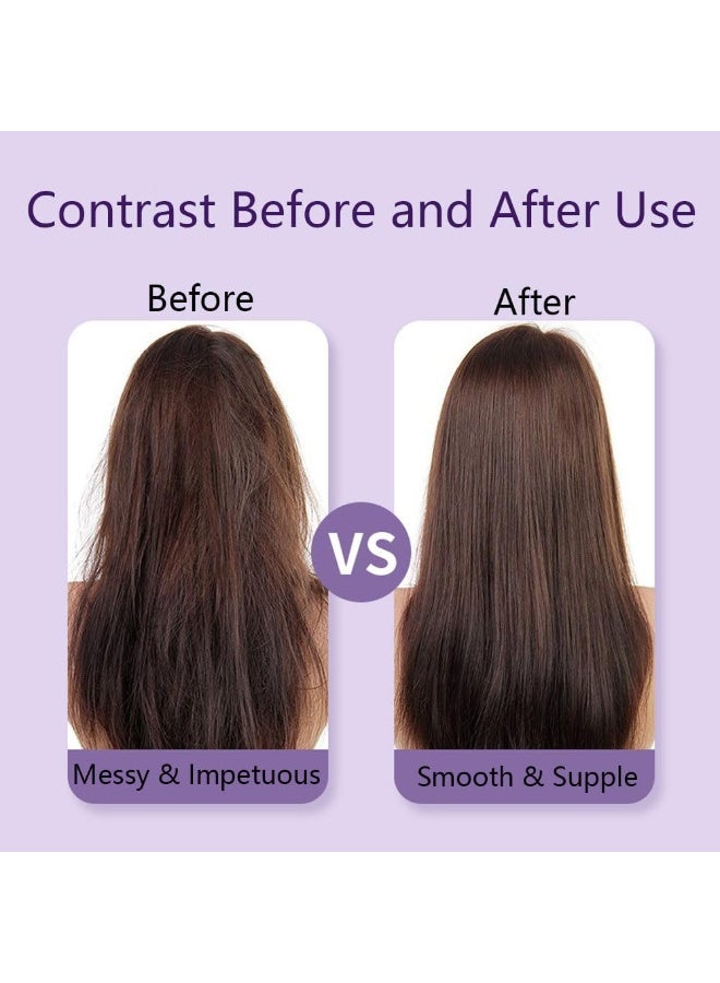 Panvil Professional Cordless Hair Straightener Comb – Advanced Ceramic Heating, USB Rechargeable, Fast Heating, Anti-Scald Protection, Lightweight & Compact Hair Styling Tool – Ideal for Travel, Home, Office & On-the-Go Touch-Ups for Smooth, Frizz-Free Hair - Image 3