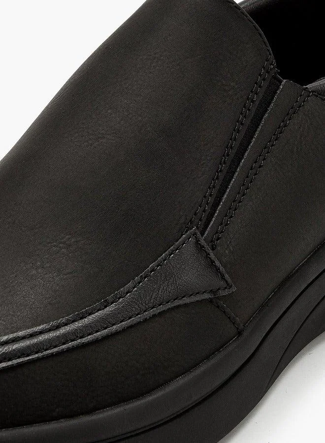 لي كوبر أحذية رجالية سادة سهلة الارتداء