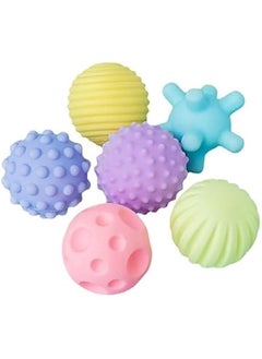 6 Ball for Babies 6 to 12 Months Multicolor Children Toys Stress  Textured Multi Balls  Sets Montessori Toys Squeeze Ball for Infant