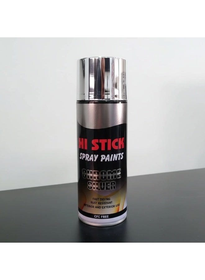 Hi Stick Silver Spray Paint