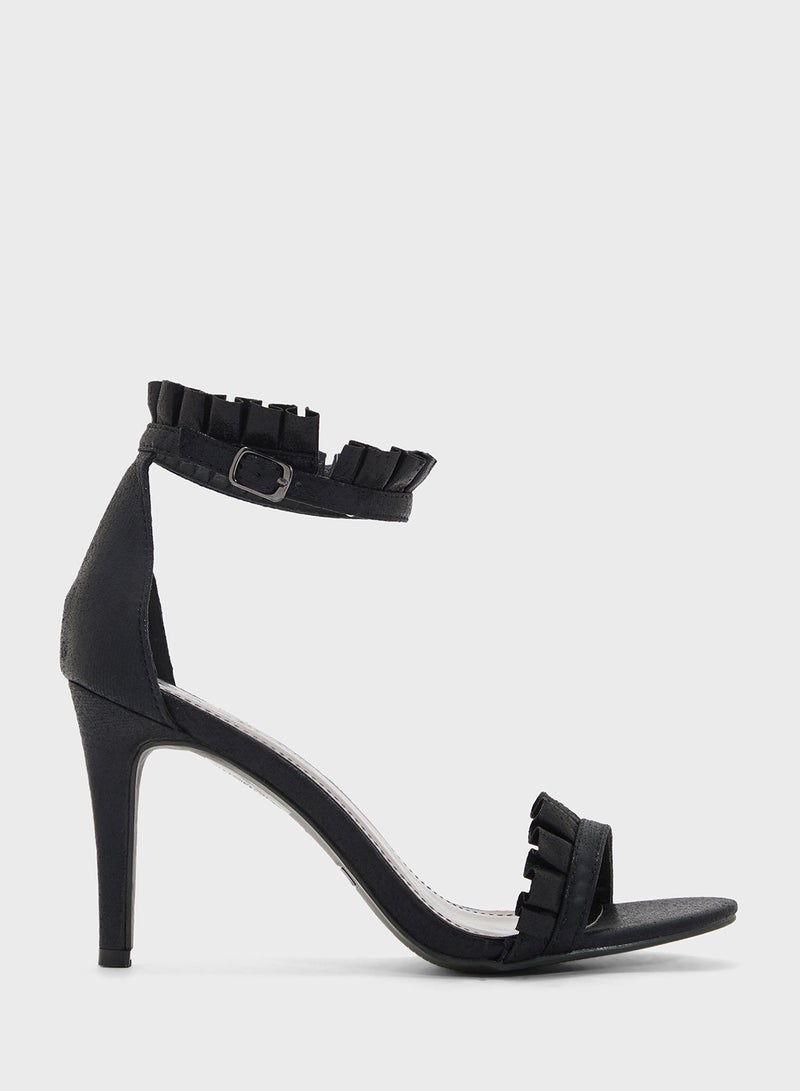 Anne Michelle Stiletto Heel With Frill Detail  - Image 1
