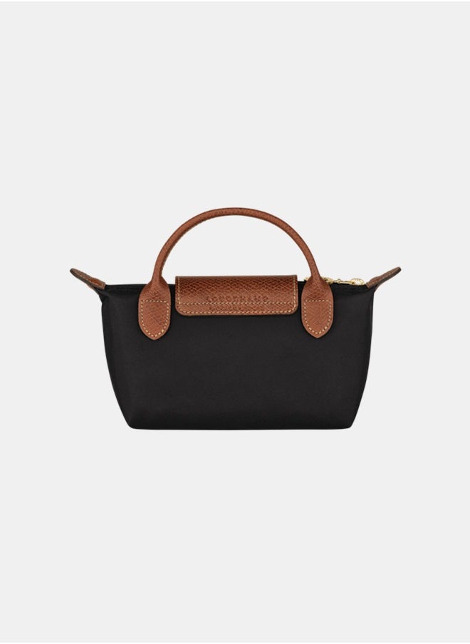 Longchamp - Longchamp Women's Classic Fashion Versatile Mini Makeup Bag, Handbag, Shoulder Bag, Handheld Small Bag Black - Image 1