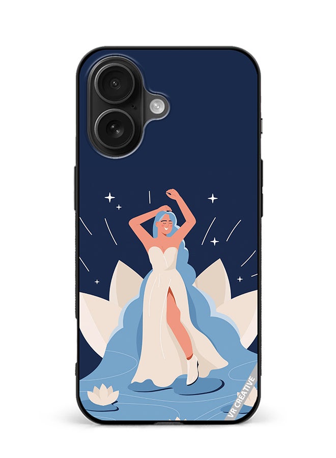 VR CREATIVE Protective Case Cover For Apple iPhone 16 Plus Beauty Fantasy Woman Design Multicolour