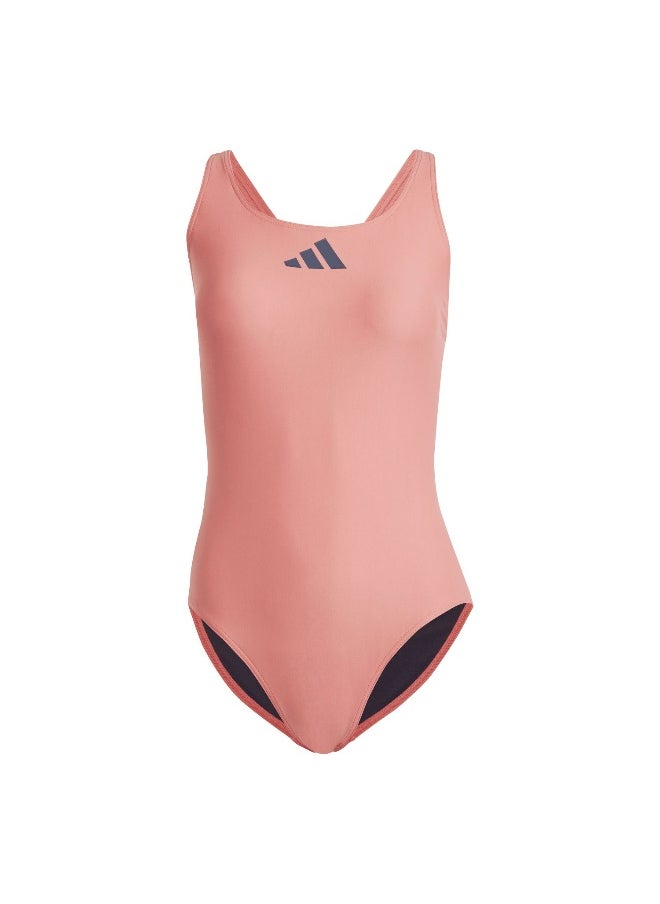 Adidas adidas 3 Bars Suit Red Swim Swimwear 26"  - Image 1