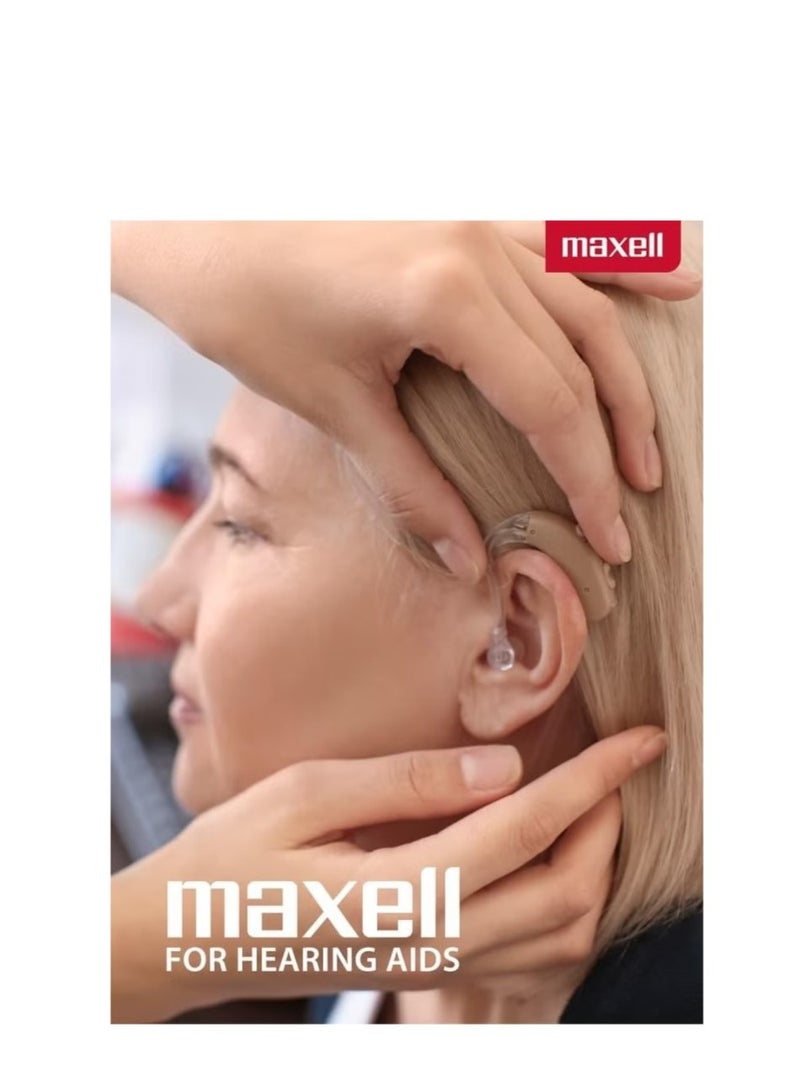 Maxell Batteries For Hearing Aid 13(PR48) 6 Pcs  - Image 2
