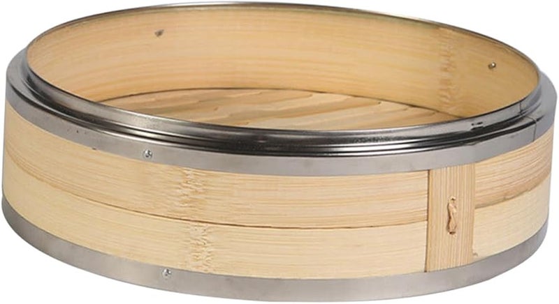 سلة بخار الخيزران صديقة للبيئة للطهي الصحي للحوم والزلابيا والحلويات - Image 1