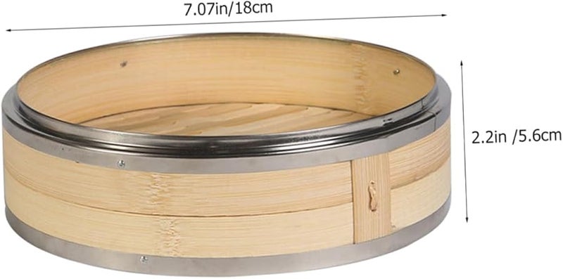 سلة بخار الخيزران صديقة للبيئة للطهي الصحي للحوم والزلابيا والحلويات - Image 3