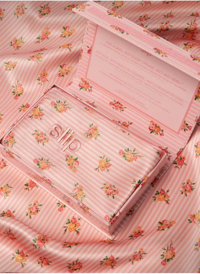 SLIP slip pure silk queen pillowcase - petal