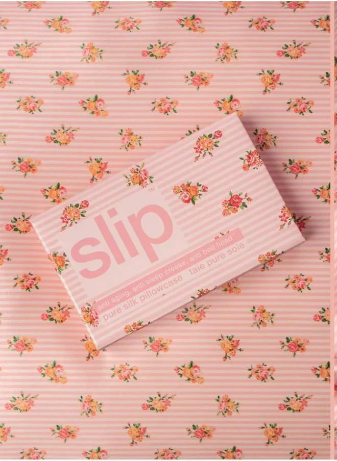 SLIP slip pure silk queen pillowcase - petal