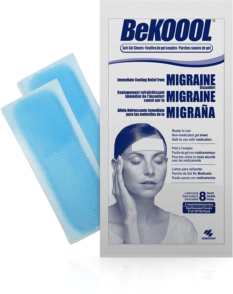 BeKoool Be Koool Cooling Relief For Migraine Soft Gel Sheets 4 Each (Pack of 12) - Image 3