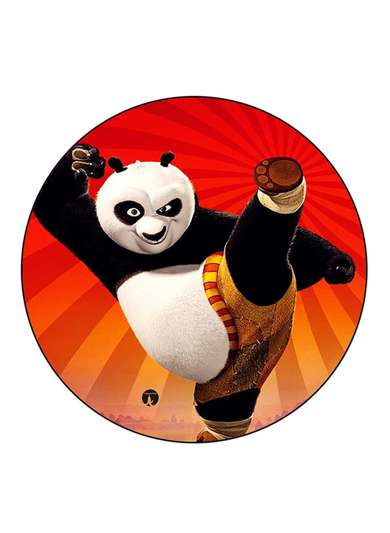 Kung Fu Panda Printed Mouse Pad  Multicolour