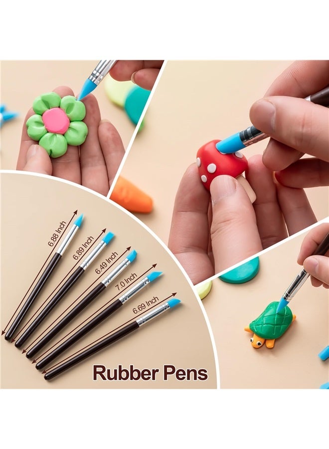 yongsheng Clay Tools Kit, 27 PCS Pottery Tools, Practical Polymer Clay Sculpting Tools Kit, Air Dry Clay Tools Set for Adults, Pottery Craft - Image 4