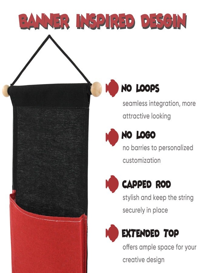 RUNROLE 8 Inch Narrow Fish Extender - 4 Pocket, Easily Personalize, Right Width to Fit The Cabin Door, 2026 & 2027 FE for Cruise Gift Exchanges and Pixie Dust - Image 3