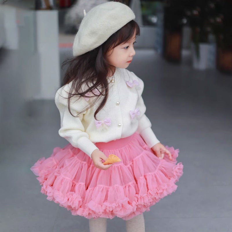 Style Gabon Girls Tutu Skirt Second Generation Convex Half-Length Gauze Skirt Baby One-Year-Old Dress Princess Skirt Sweet - Image 3