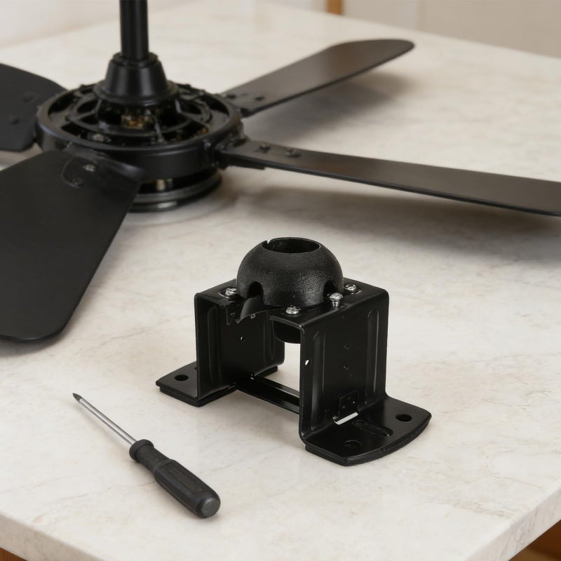 Iron Ceiling Fan Mounting Bracket Plate For Gazebo Lighting Base Support Set - Image 5