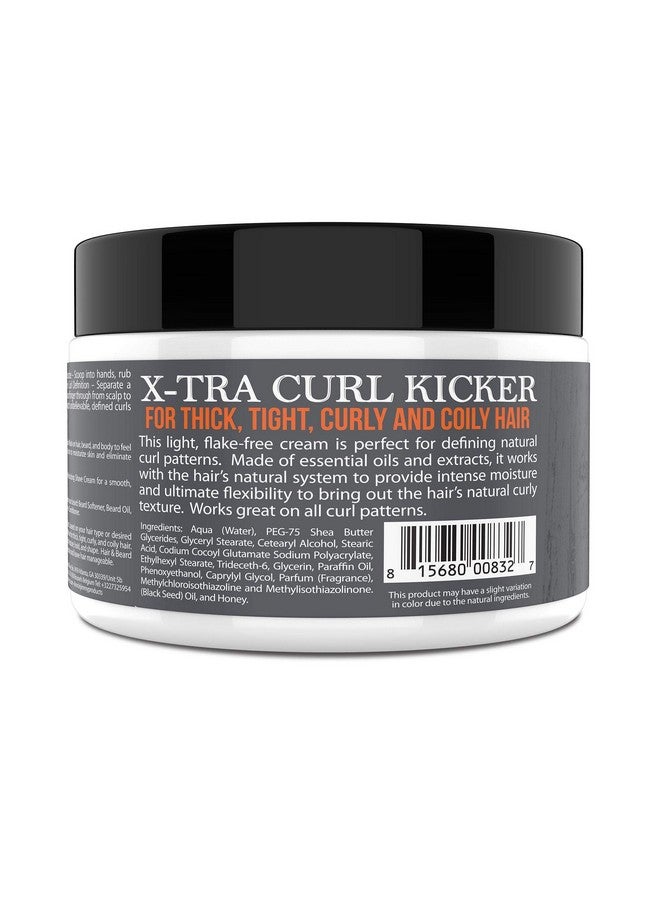 Uncle Jimmy X-TRA Curl-Kicker For Thick, Frizzy, Wavy, Tight, Curly and Coily Hair 8oz (V072) - Image 3