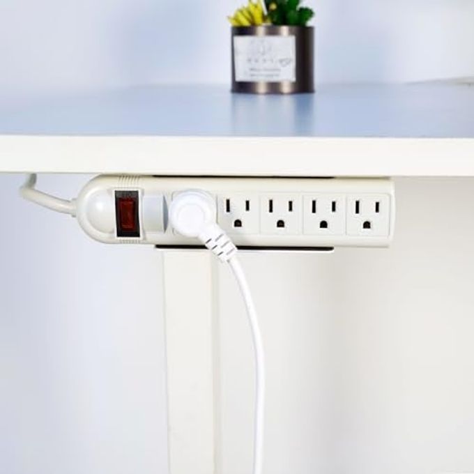 Monzlteck Universal Power Strip Mount Under Desk Or Wall Fits 1.6" To 2.4" Width - Image 4