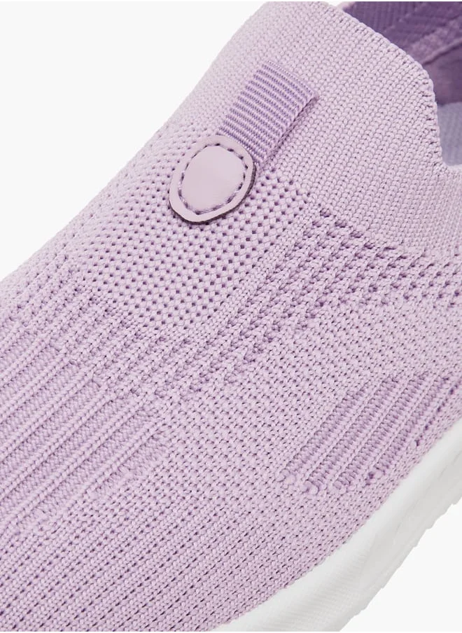 شو اكسبرس Girls by Shoexpress Pull Tab Detail Slip-On Sports Shoes