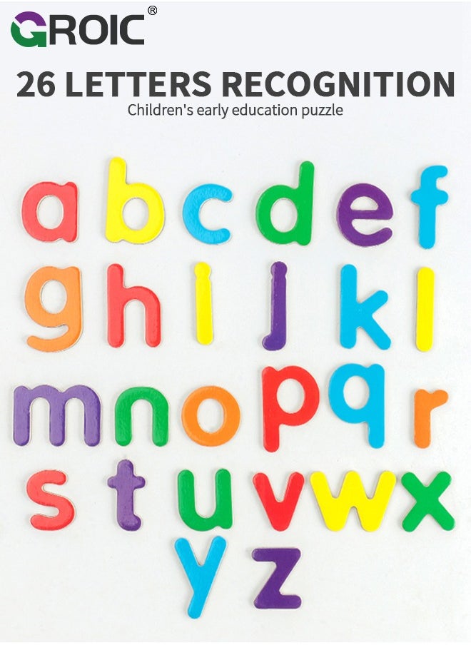 GROIC - Magnetic Spelling Words Game Book - Matching Alphabet Letters Toy for Preschool, Kindergarten, Boys, Girls Educational Learning to Read Spell Write and Erase for 3 4 5 Years Old - Image 1
