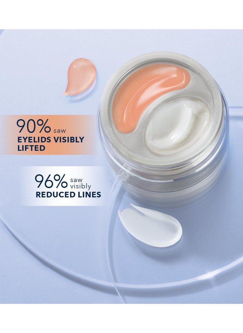 RoC - Derm Correxion Dual Eye Cream 2 in 1 Eye Duo for Visible Eye Lift Upper Eye Gel and Lower Eye Cream Dermatologist Approved10ml - Image 1