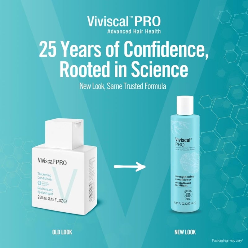 Viviscal Professional Thin to Thick Conditioner with Ana:Tel Biotin Collagen & Keratin Promotes Thicker Fuller & HealthyLooking Hair 250 ml (Packaging may vary) - Image 2