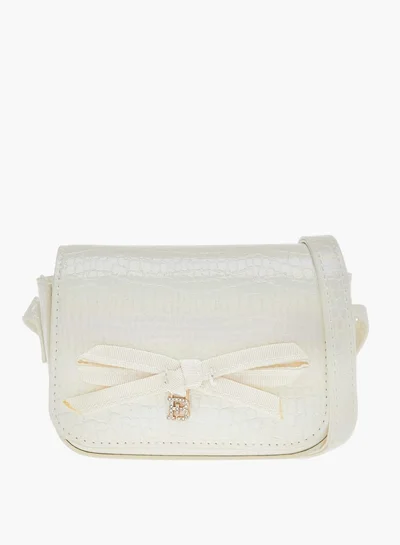 فلورا بيلا من شو إكسبرس Girls Embellished Crossbody Bag With Adjustable Strap And Magnetic Closure