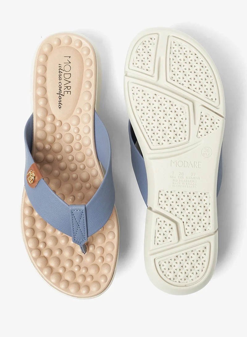 Modare Denim Flat Sandals for Women – Stylish Ladies Flat Sandals & Comfortable Flat Slippers for Women | Best Price UAE