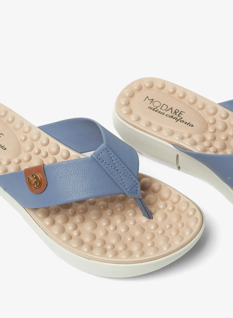 Modare Denim Flat Sandals for Women – Stylish Ladies Flat Sandals & Comfortable Flat Slippers for Women | Best Price UAE