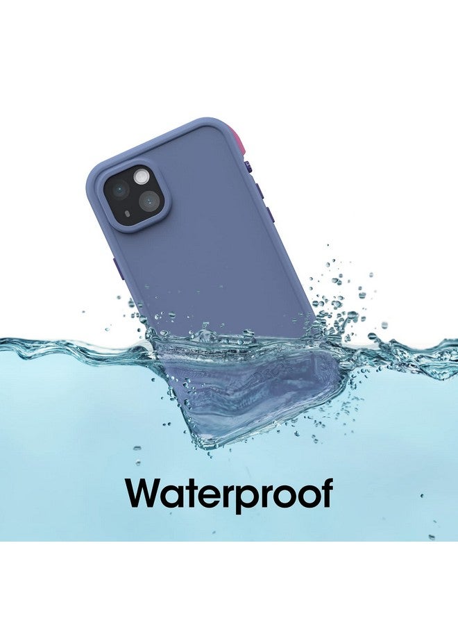 أوتربوكس حافظة OtterBox FRĒ Series المقاومة للماء مع MagSafe (مصممة بواسطة LifeProof) لجهاز iPhone 14 - Valor (أرجواني)  - Image 2