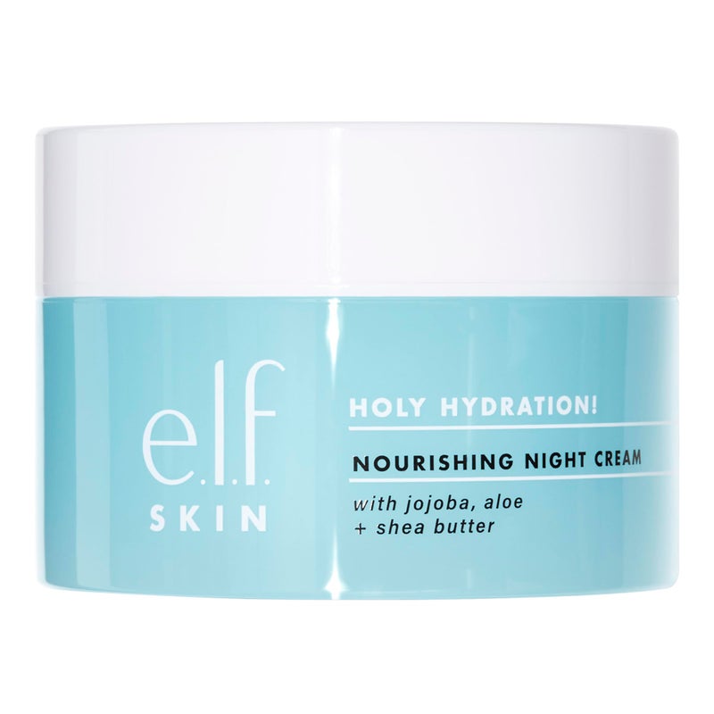 elf e.l.f. SKIN Holy Hydration! Nourishing Night Cream, Ultra-Hydrating Moisturizer, Infused with Shea Butter, Soothes Skin, 1.76 Oz (Packaging May Vary) - Image 1