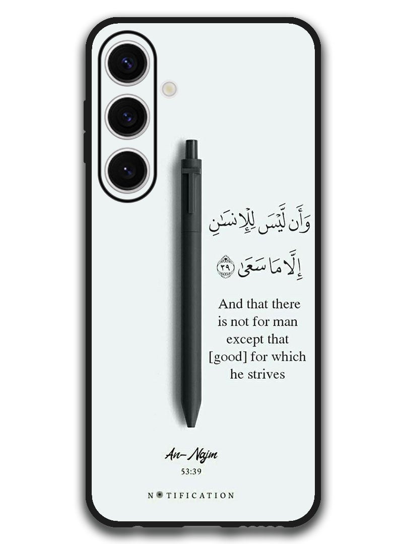 Theodor Protective Case Anti Scratch Shock Proof Bumper Cover For Samsung Galaxy S24 FE Arabic Design (88) - Image 1