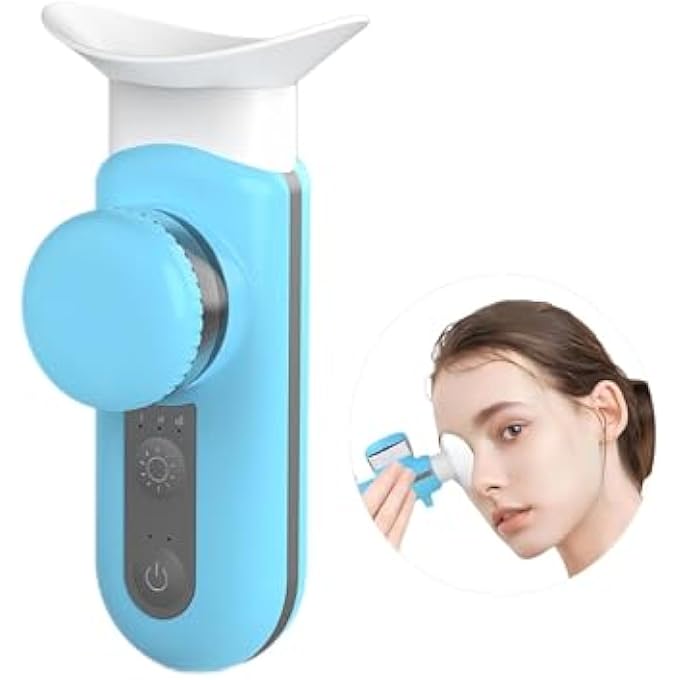 KASTWAVE Heated Nano Eye Mist Sprayer,Portable Eye Mister with Moist Heat for Relief Dry Eyes and Stye,Eye Dropper Tool,Rechargeable Electric Eye Steamer for Eyelid,Eye Skin Care and Eye SPA for Women - Image 1
