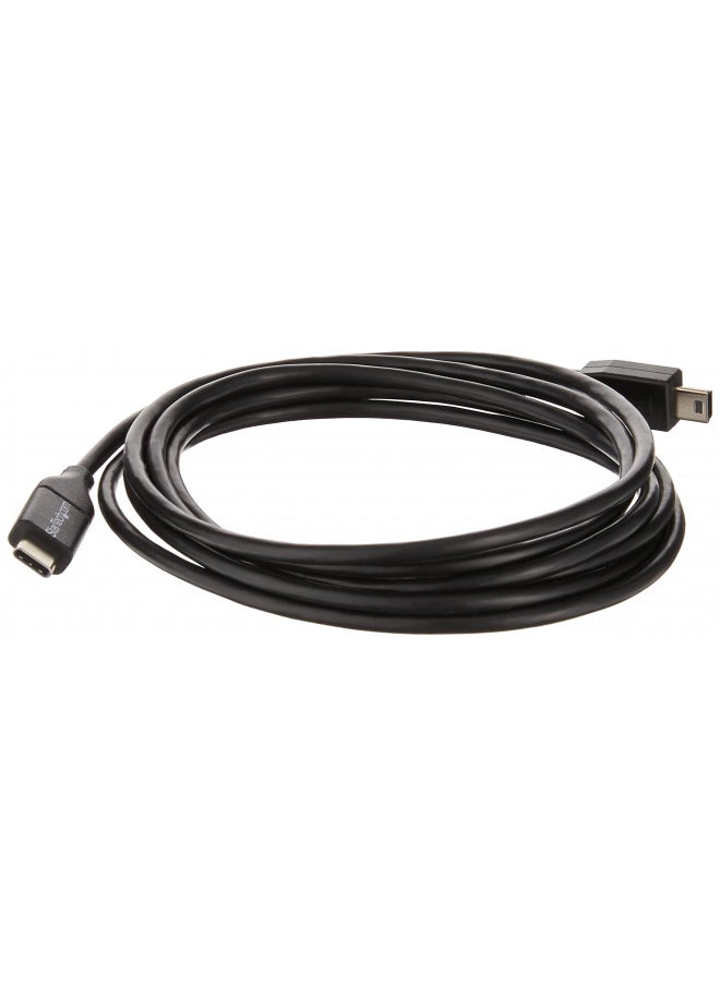 Startech.com - StarTech.com USB C to Mini USB Cable - 6 ft / 2m - M/M - USB 2.0 - Mini USB Cord - USB C to Mini B Cable - USB Type C to Mini USB (USB2CMB2M) - Image 1
